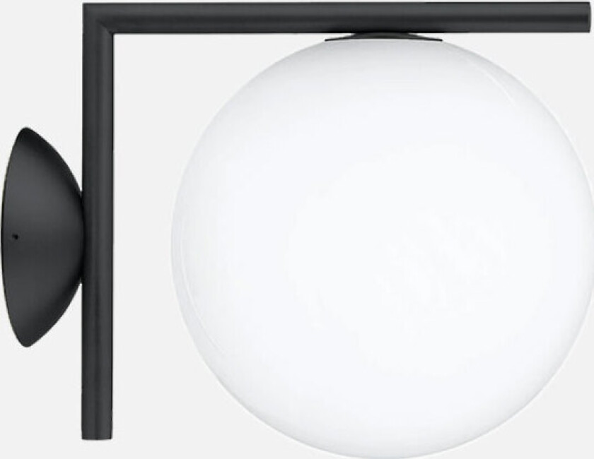 IC W1 Out vegglampe - sort