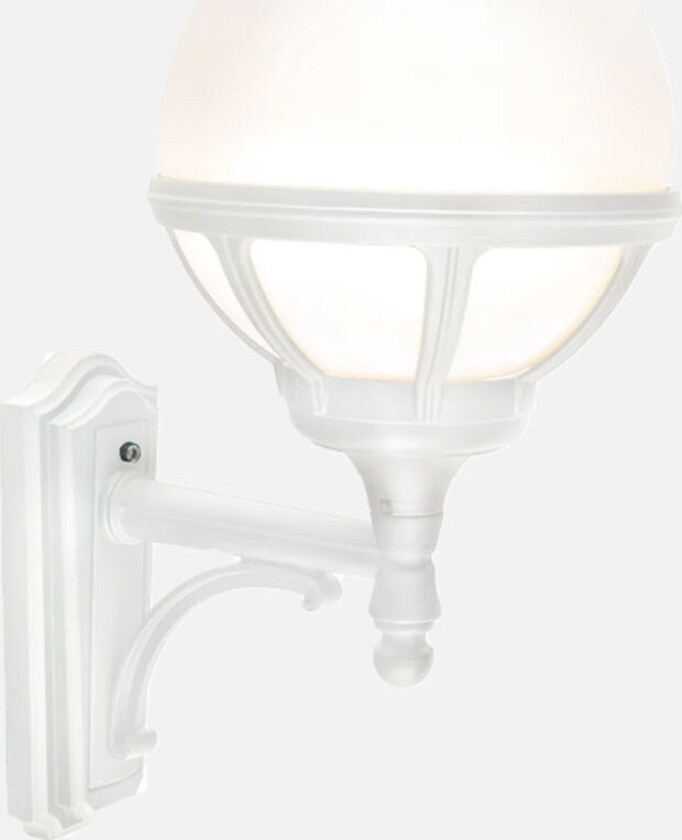 Bologna 361 utelampe - hvit