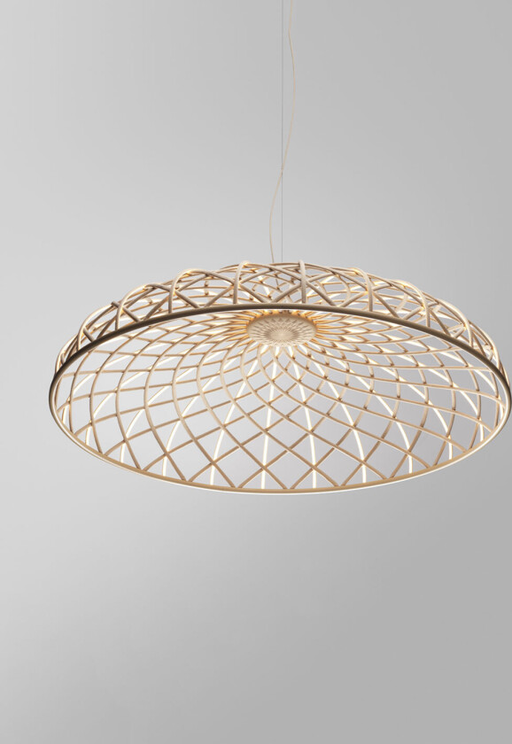 Skynest S taklampe - almond/beige