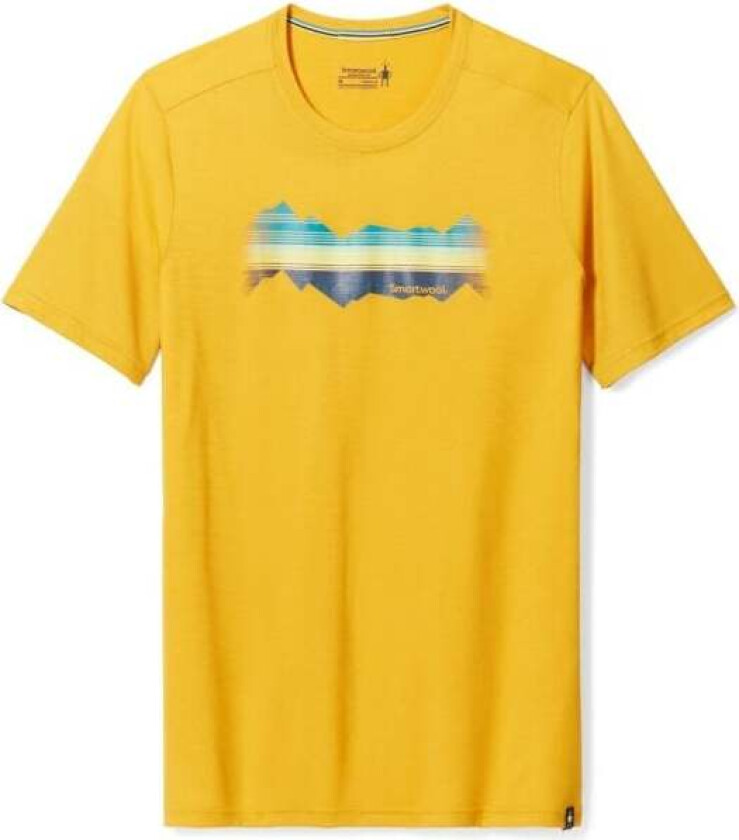 Mountain Horizon Graphic Short Sleeve Tee Slim Fit Wool