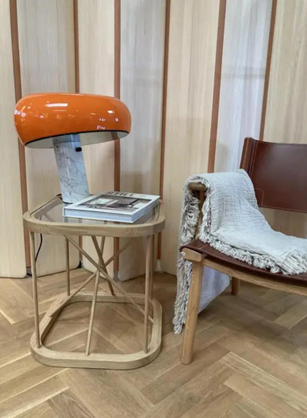 Snoopy bordlampe - oransje