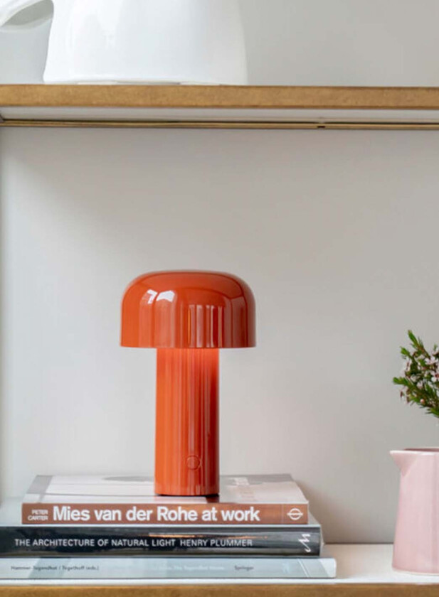 Bellhop Battery oppladbar bordlampe - rød