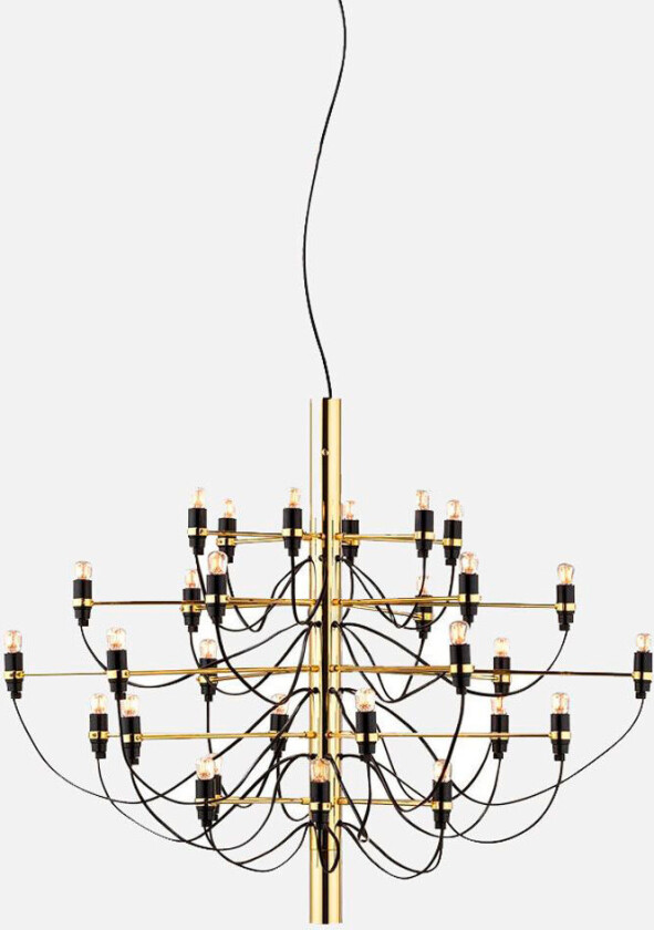 2097/30 Sarfatti lysekrone - messing