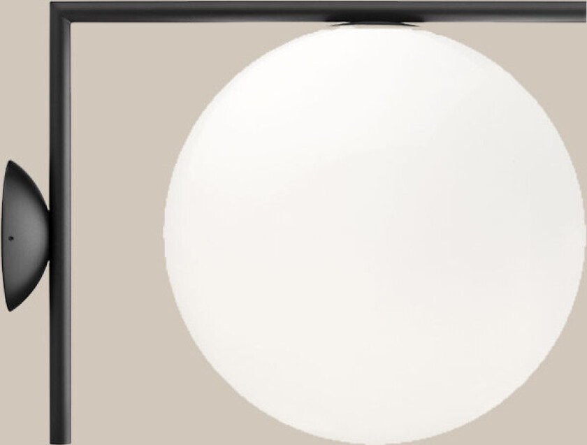 IC C/W2 taklampe/vegglampe Ø30 - sort