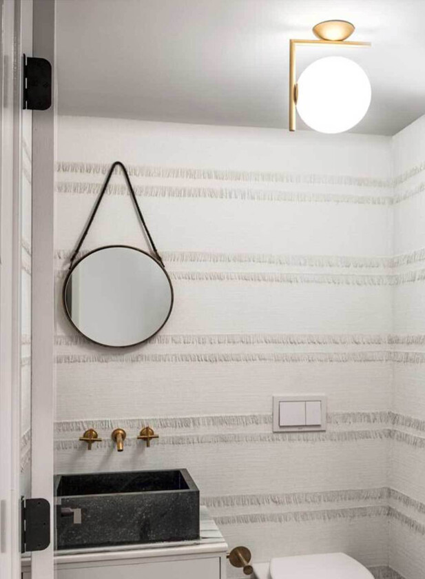 IC C/W2 taklampe/vegglampe Ø30 - messing