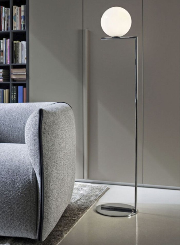 IC F2 gulvlampe H185 - krom