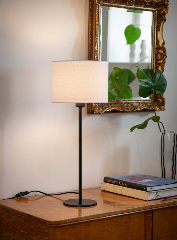 Saga stakelampe bord - matt sort