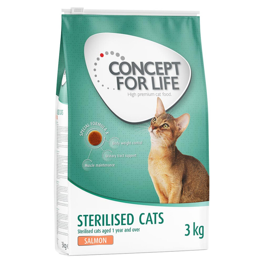 Sterilised Cats Laks - 3 kg