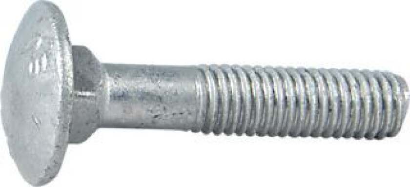 Låseskrue m8x40 din603 fzv -50 varmforsinket stål iso8677
