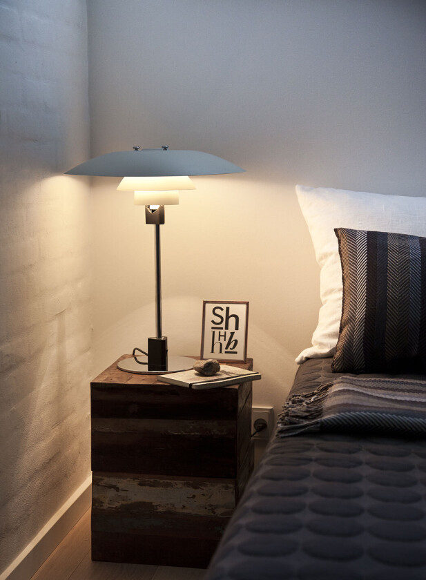 PH 4/3 bordlampe - krom/opal