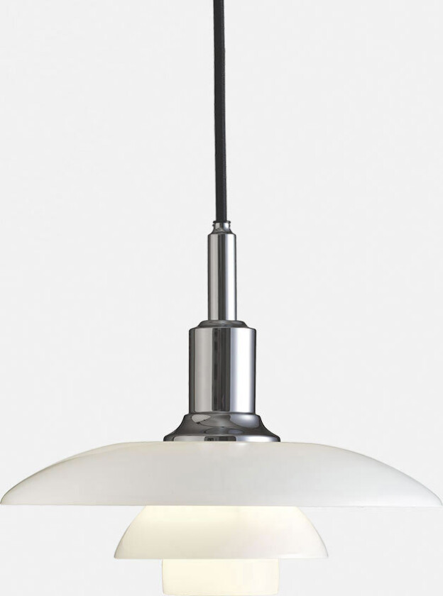 PH 3/2 taklampe - krom/opal