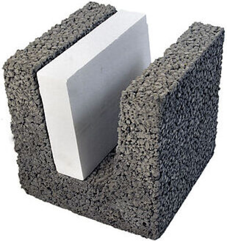 Iso u-blokk 25x25x25 cm