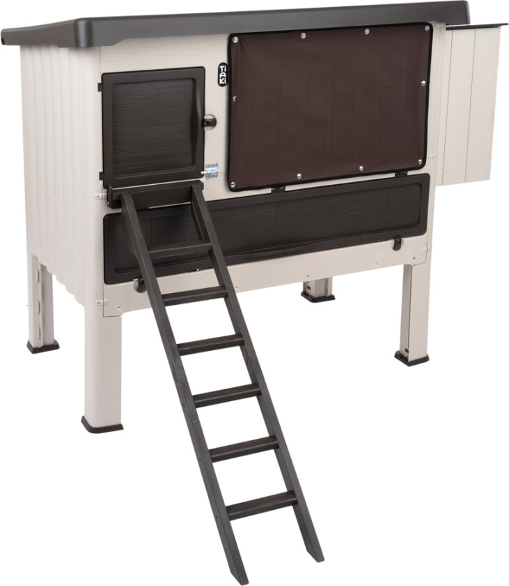 hønsehus Bungalow - L 140 x B 139 x H 110 cm