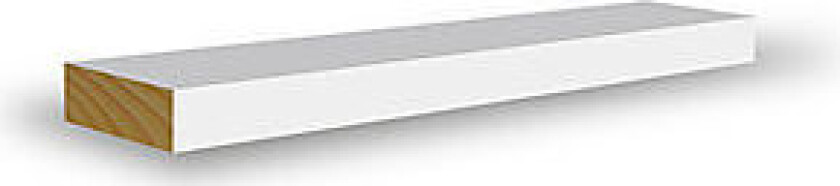 Bilde av Glattkantlist furu hvit bomull S0502-Y 15x56x4400 mm