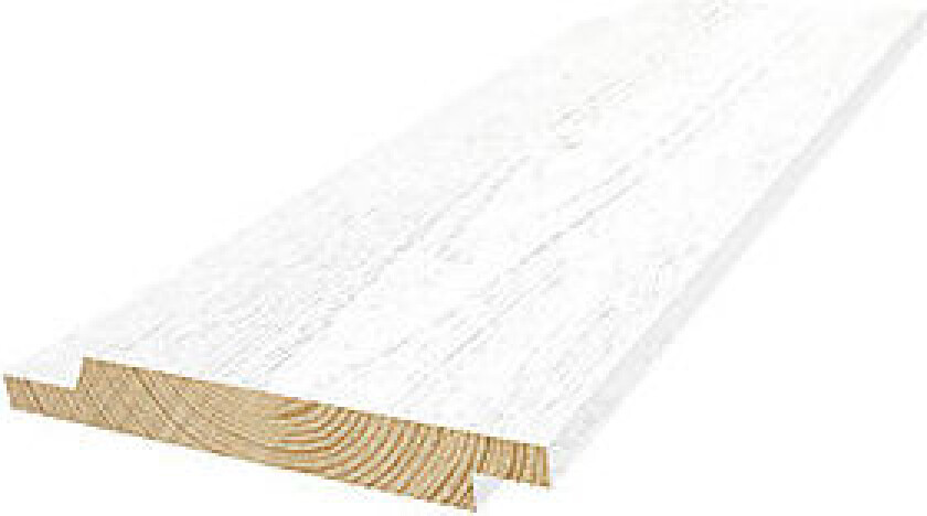 Kledning dobbelfals 60° 19x148 mm sort