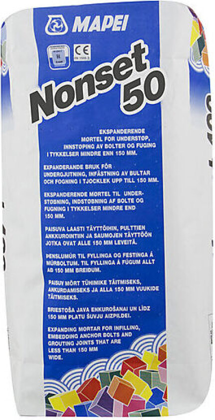 Bilde av Mørtel ekspanderende fjellbolter 25 kg