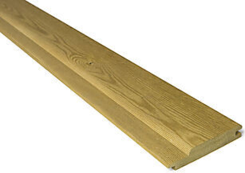 Utvendig kledning 22x120 mm impregnert rustikk tørr furu