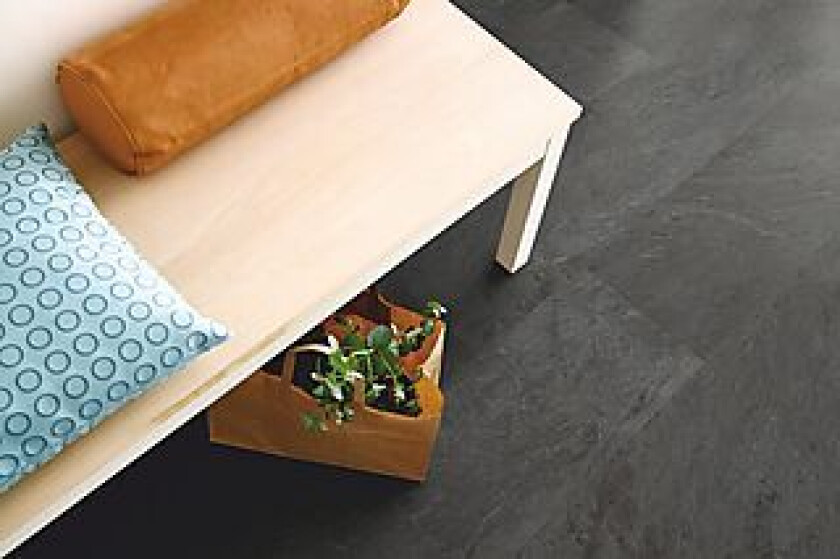 Vinylgulv skifer sort scivaro