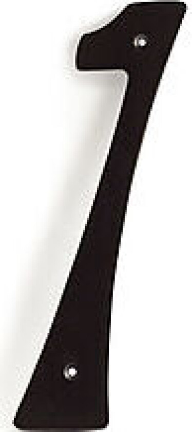 Husnummer 573-1 sort sbhøyde 205mm