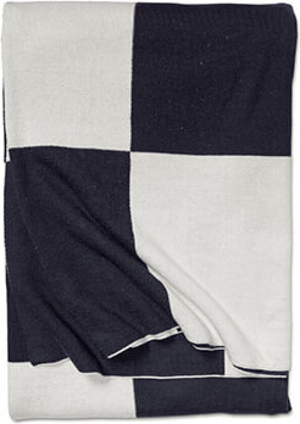 Square pledd navy