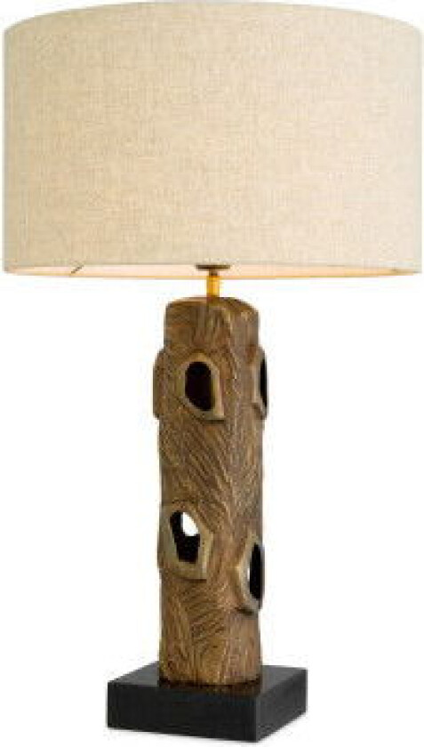 Vigentino bordslampa antik mässing