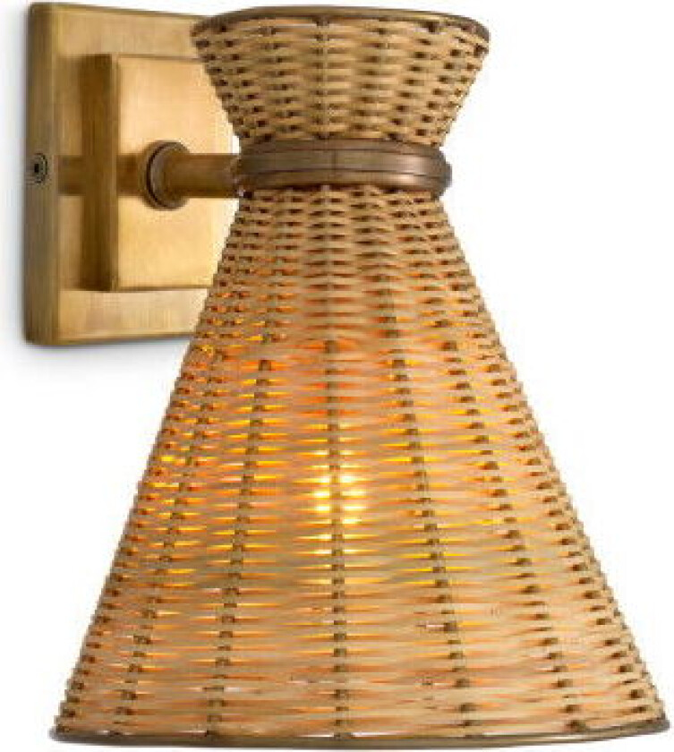 Kon tiki vägglampa natur