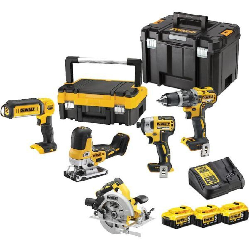 Dewalt DCK500P3T Verktøypakke