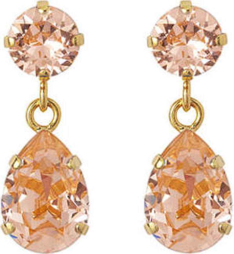 Mini Drop øredobber light peach