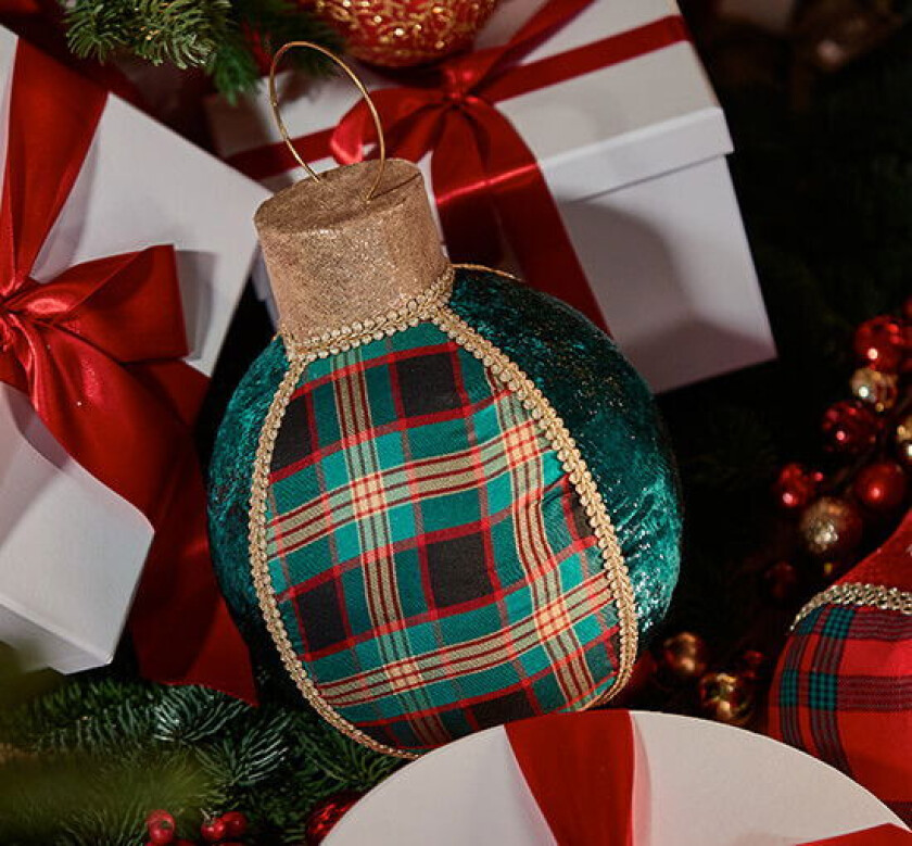 Morar julekule juledekorasjon grønn 28cm