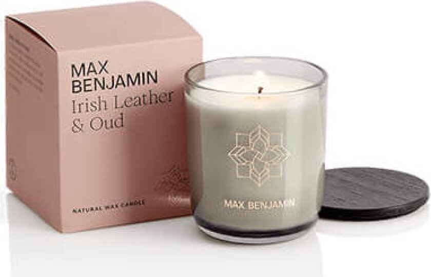 Irish Leather & Oud duftlys