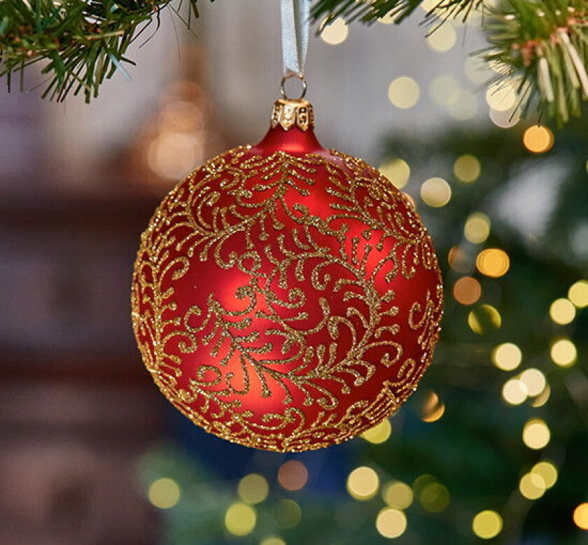 Lux Amelia julekule rød