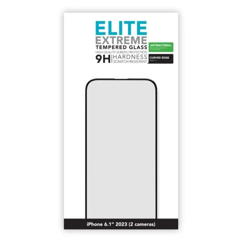 Elite Extreme Curved Skjermbeskytter for iPhone 15