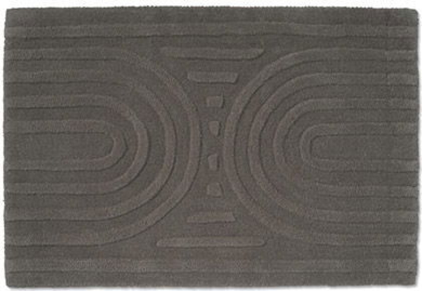 Curve dørmatte titanium