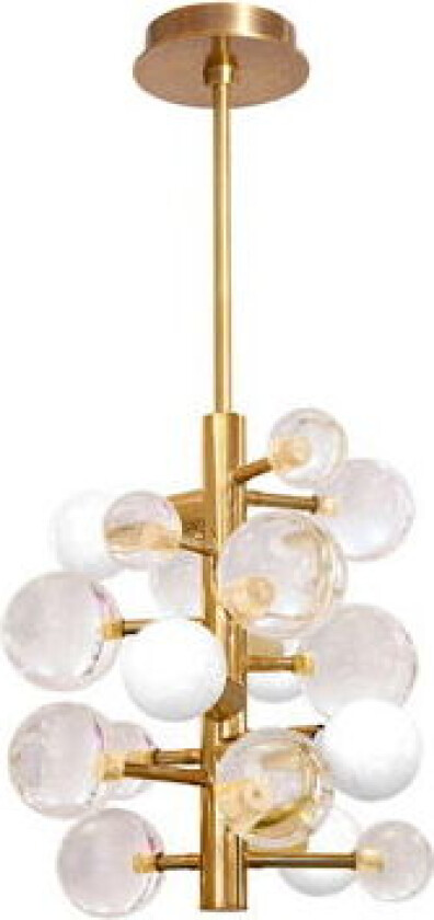 Globo taklampe messing