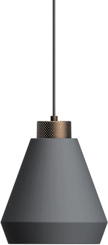 Edge pendel medium Grafitt-bronse