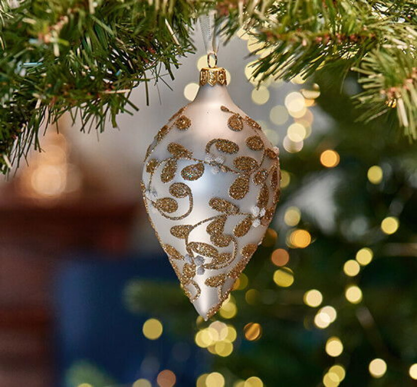 Lux Dorotea julekule hvit