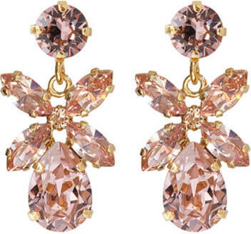 Mini Dione øredobber vintage rose