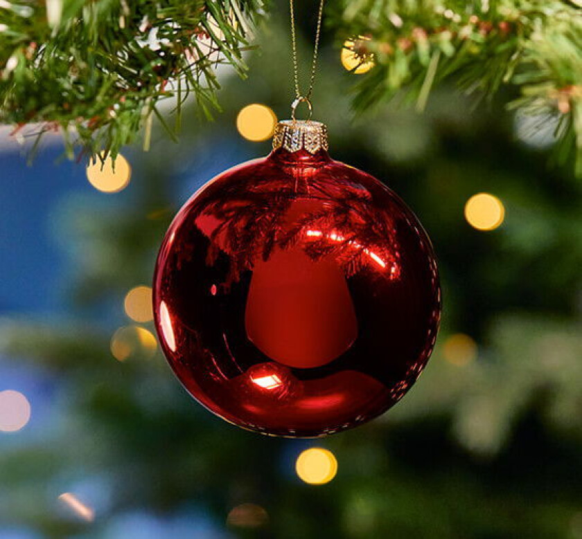 Esther julekule rød blank