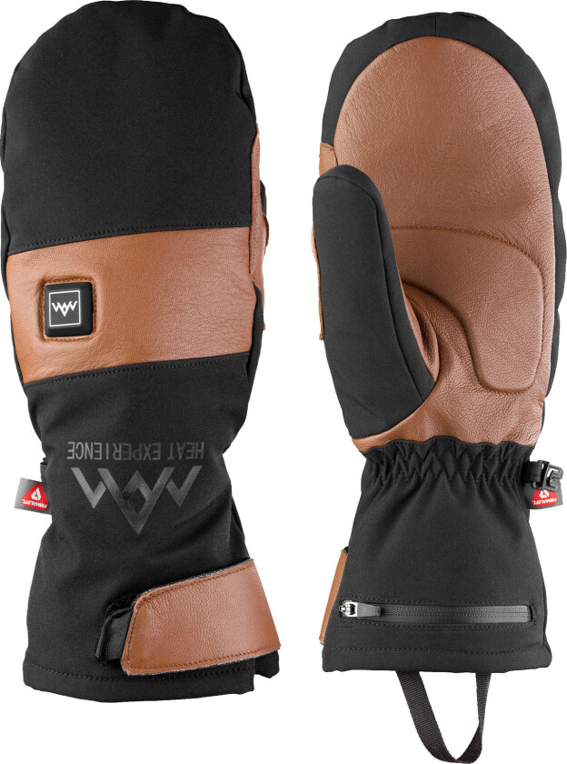 Heated Outdoor Mittens L, Black