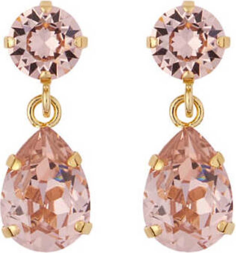 Mini Drop øredobber vintage rose