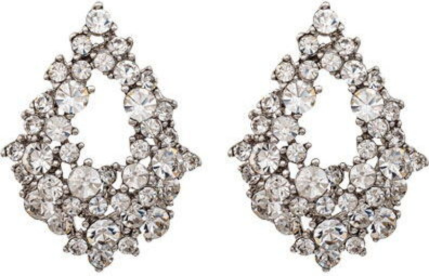 Bilde av Alice earrings crystal silver