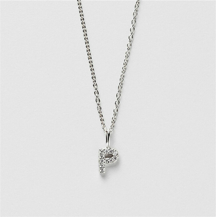 P Sparkle Letter Halskjede
