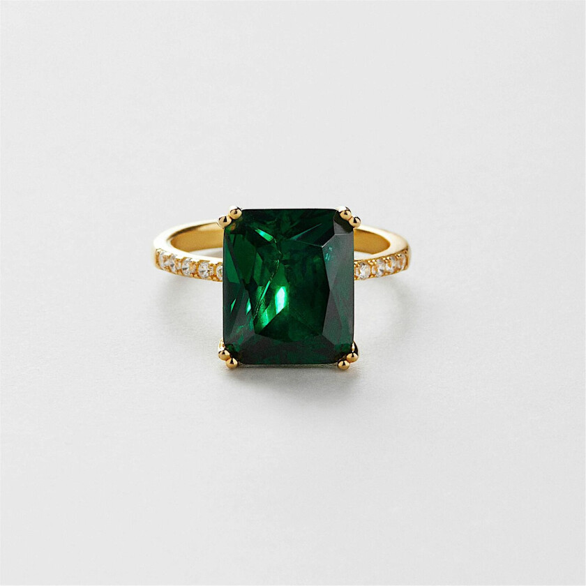 Maxima Emerald Ring