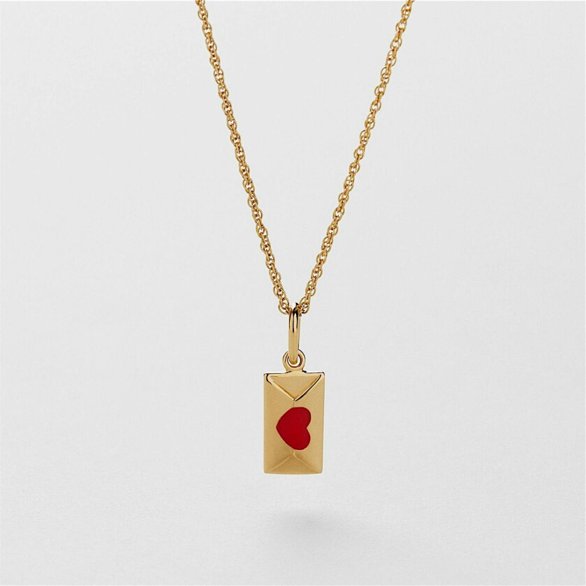 Heart Letter Halskjede