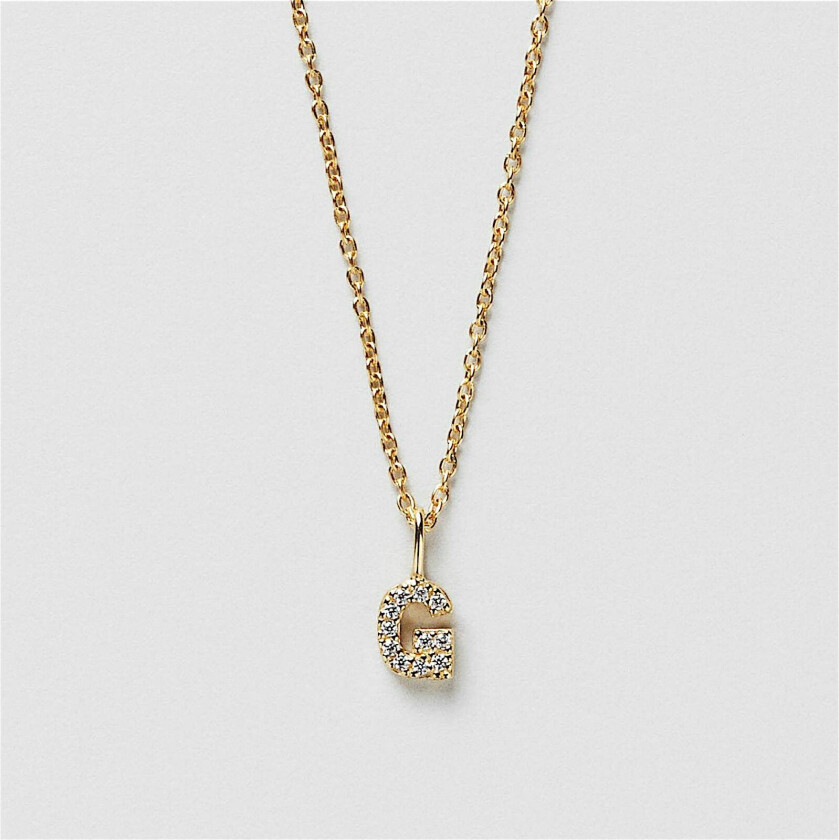 G Sparkle Letter Halskjede