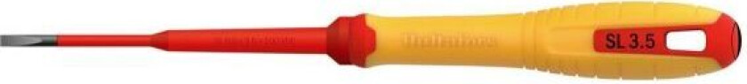 445055 Skrutrekker for sporskruer, isolert 1000 volt SL 0,6x3,5x100 VDE
