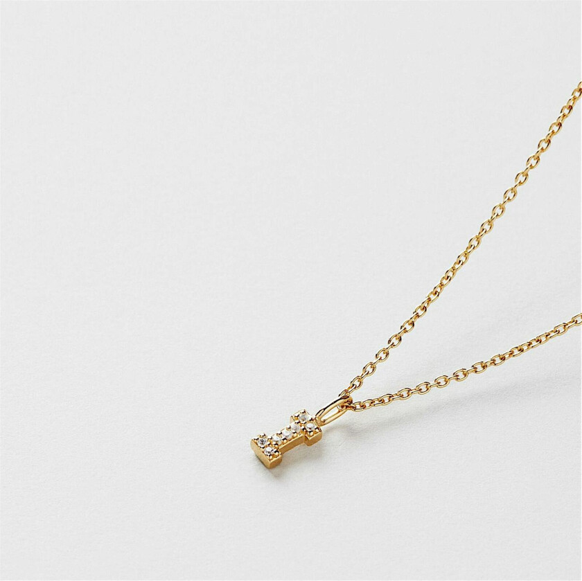 I Sparkle Letter Halskjede