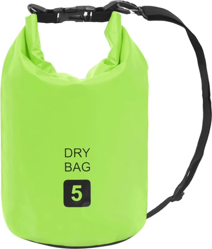 Tørrsekk grønn 5 L PVC