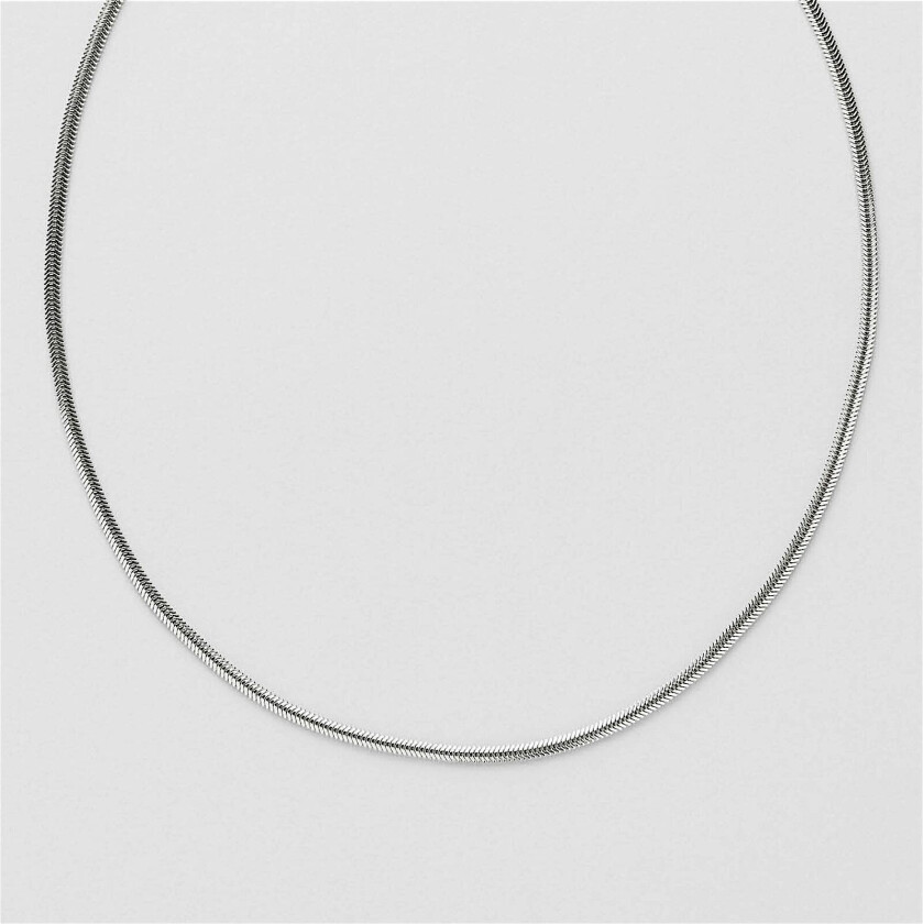 Flat Snake Chain Halskjede 42 cm