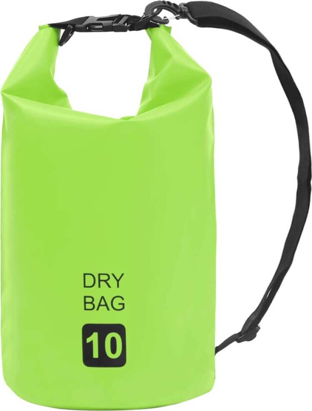 Tørrsekk grønn 10 L PVC